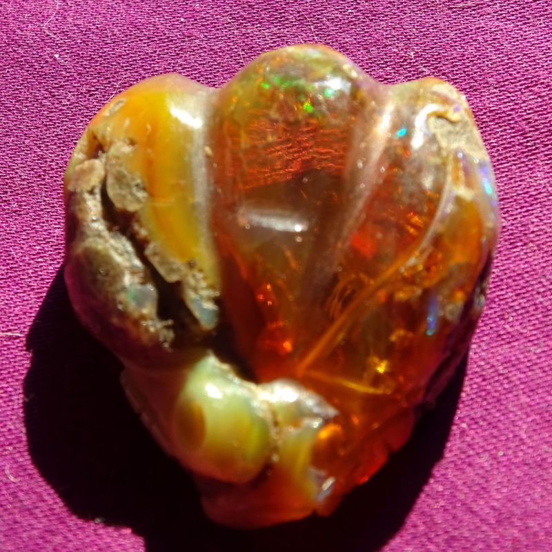 Drachenkopf: äthiopischer Opal 1 Drachenkopf: äthiopischer Opal 1