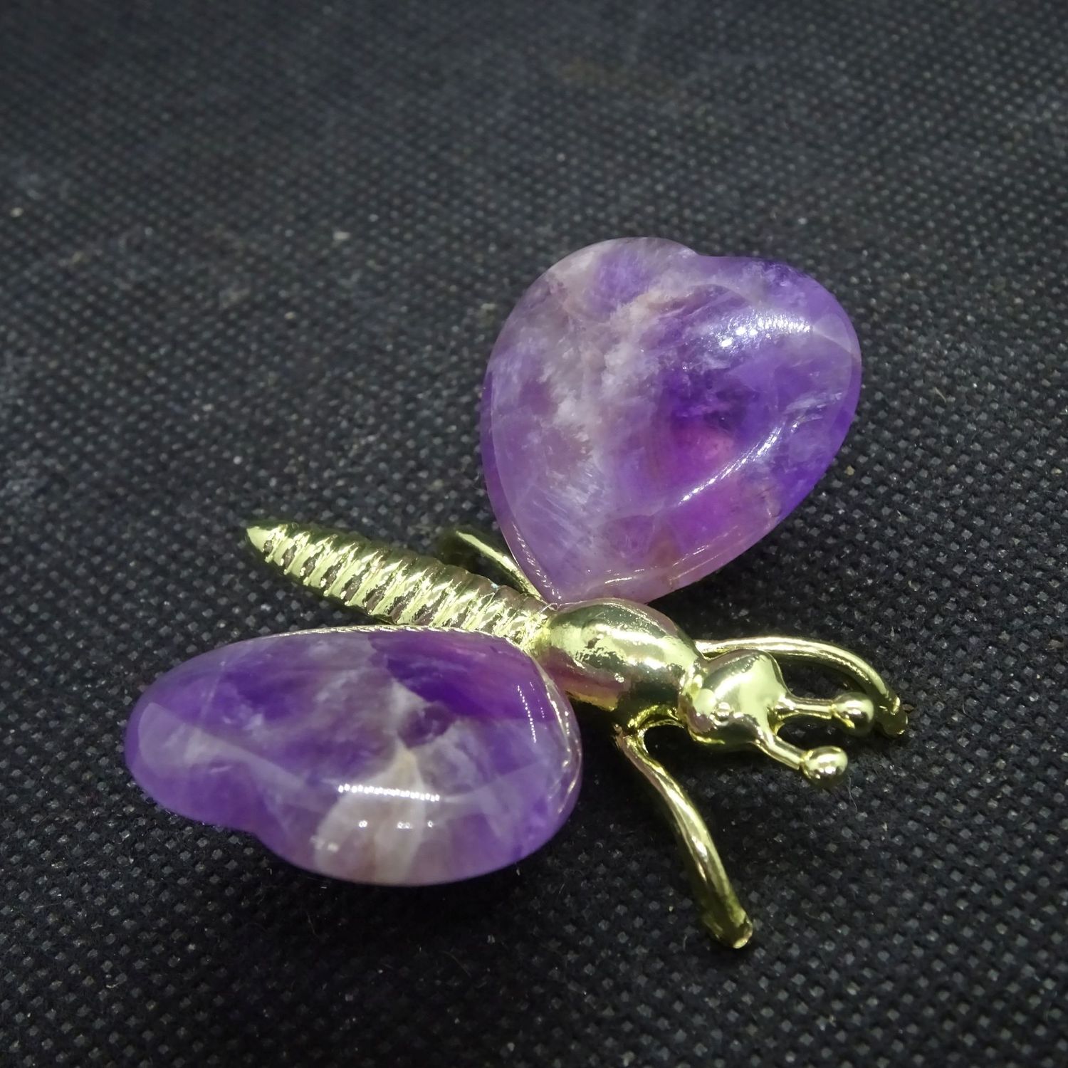 Krafttier: Schmetterling aus Amethyst