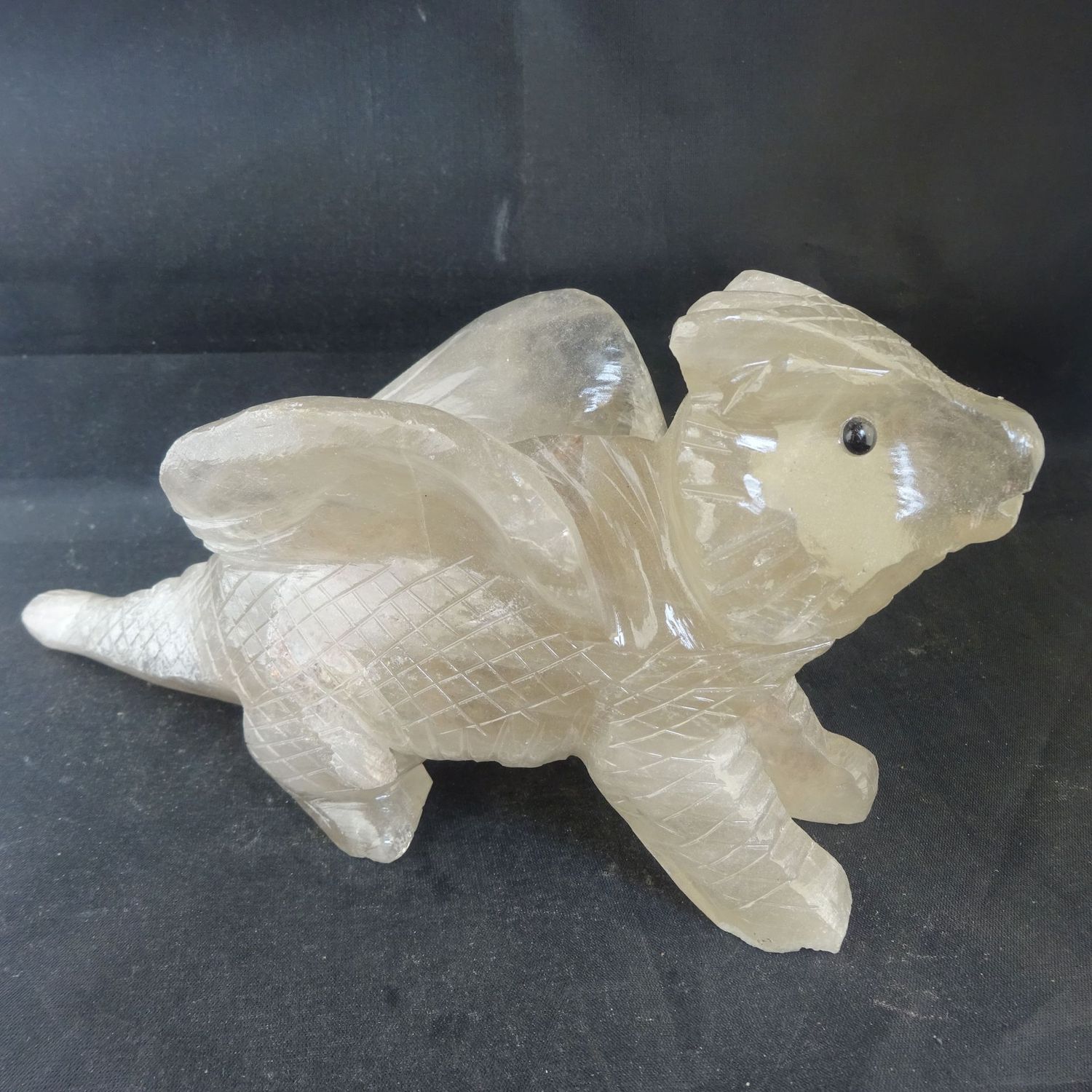Ganzkörper Drache: Rauchquarz