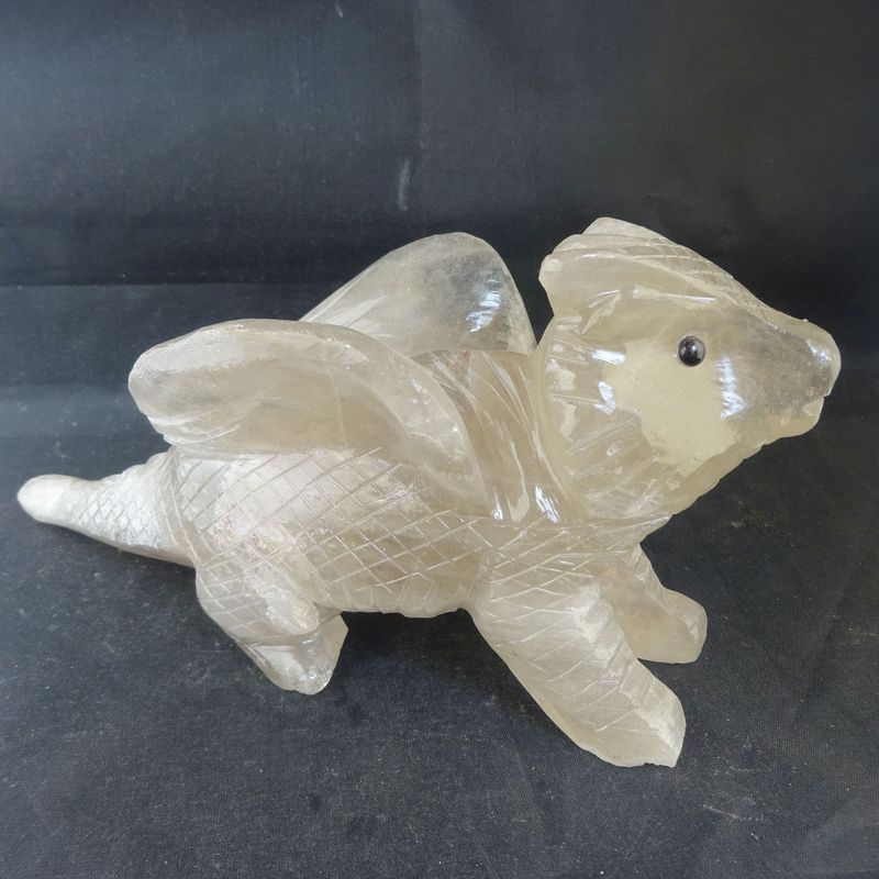 Ganzkörper Drache: Rauchquarz