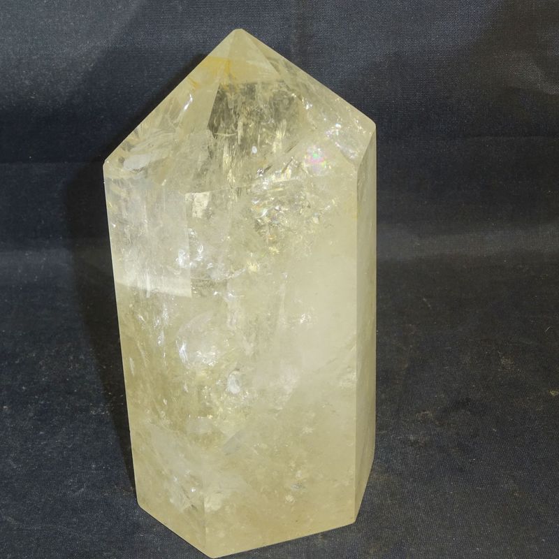 Kristallspitze: Citrin, leicht, 4 Kristallspitze: Citrin, leicht, 4