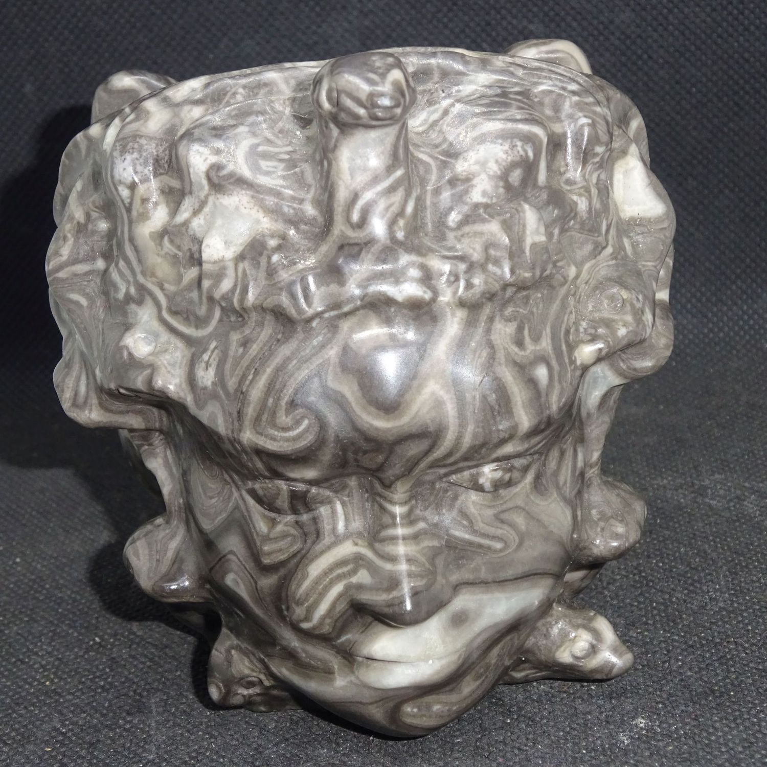 Göttin Medusa: Muschelstein 1