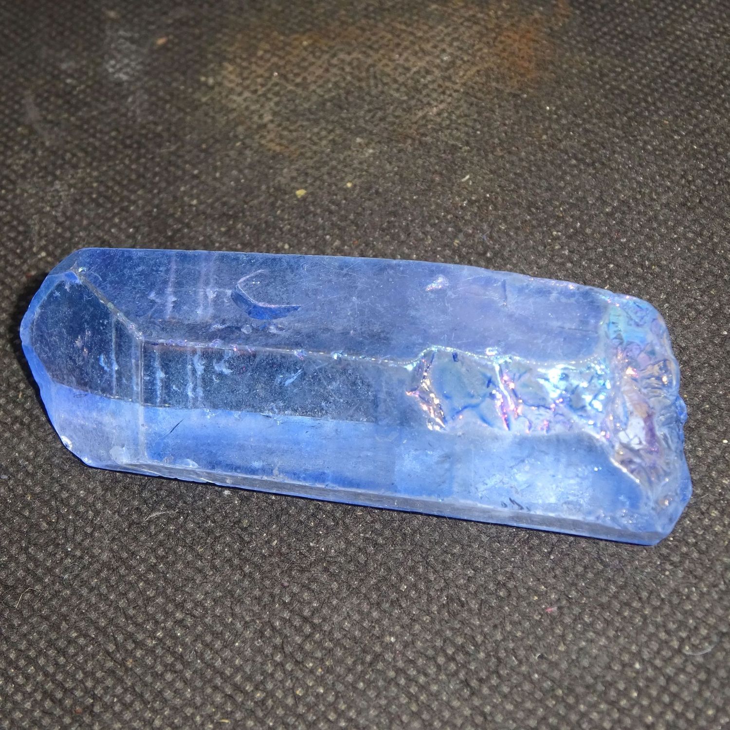 Kristallspitze: Aqua Aura Quarz 1