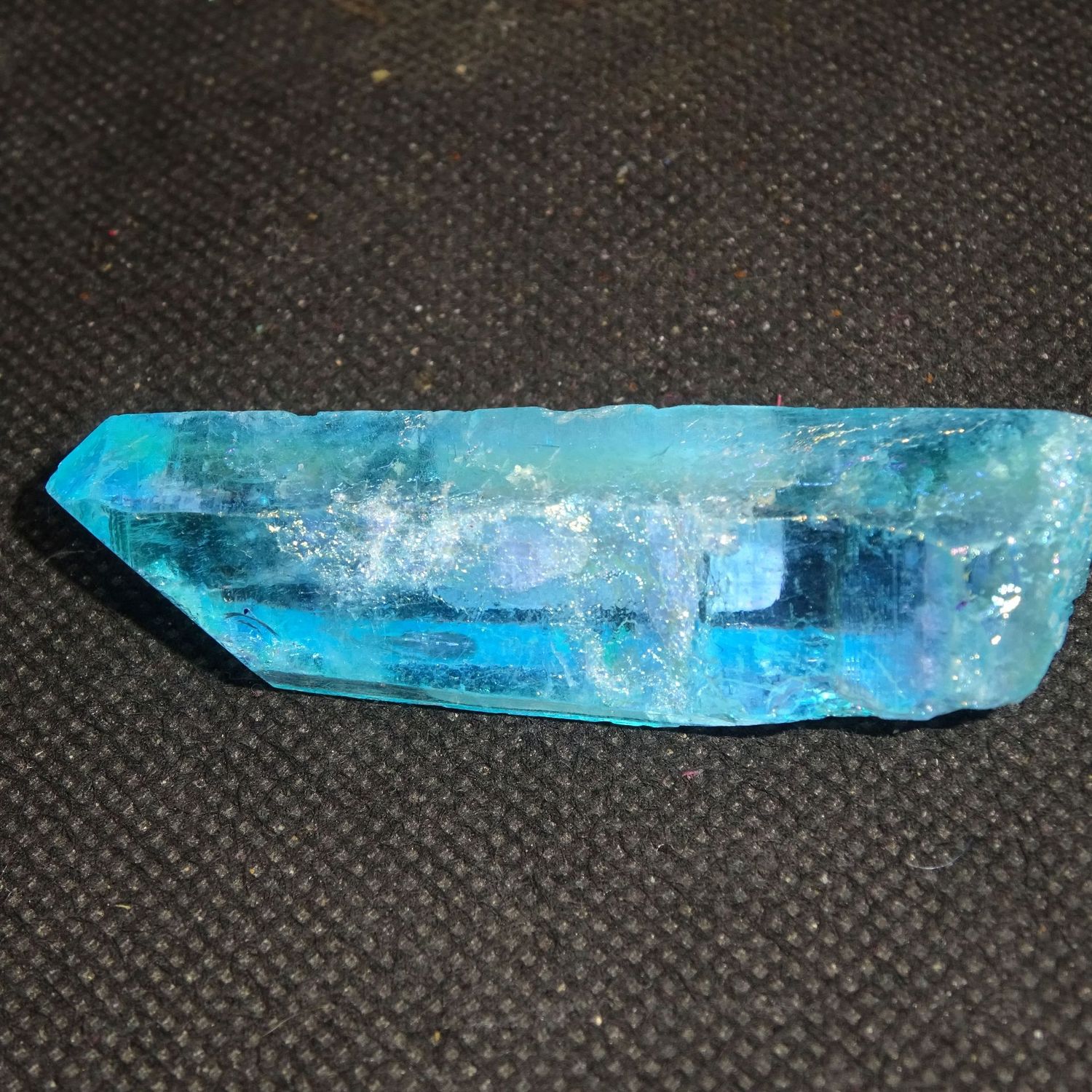Kristallspitze: Aqua Aura Quarz 6