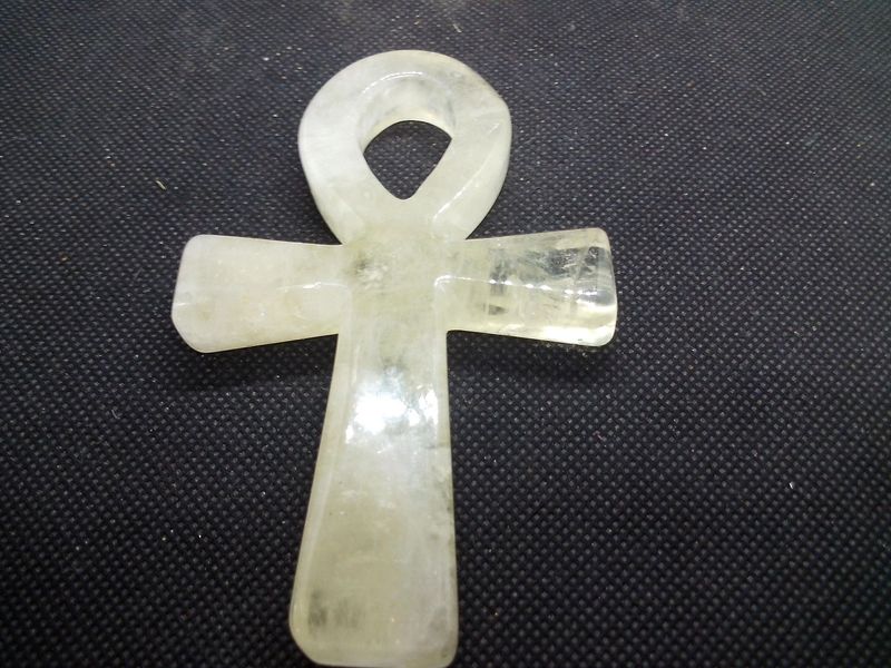 Symbol: Ankh aus Citrin 1 Symbol: Ankh aus Citrin 1