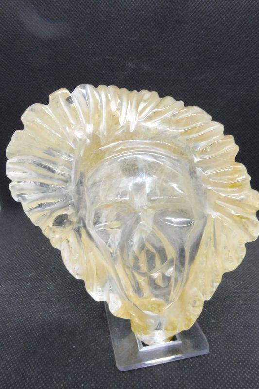 Kristallschädel: Kristallschädel: "Skull in Sonne"