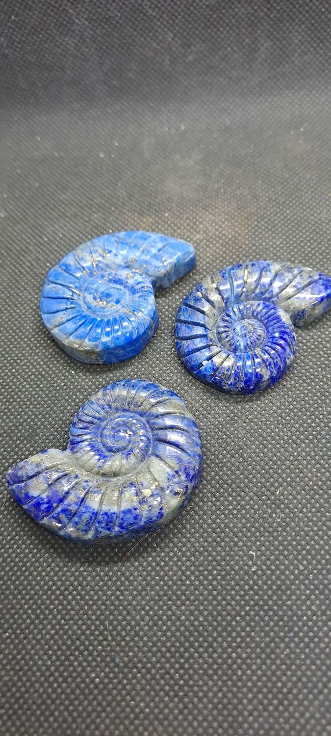 Krafttier: Schnecken Spirale aus Lapis Lazuli Krafttier: Schnecken Spirale aus Lapis Lazuli