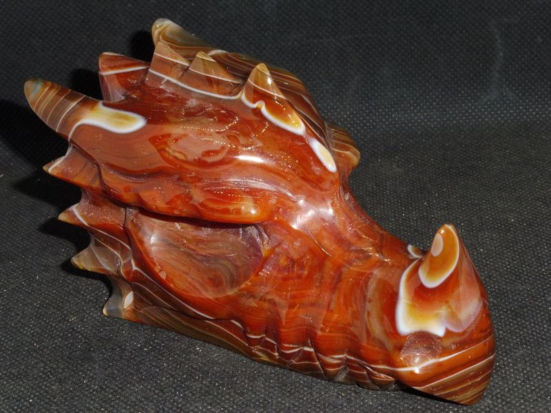 Drachenkopf: Carneol Drachenkopf: Carneol