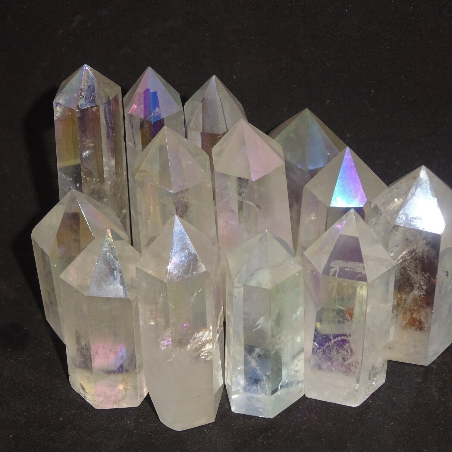 Kristallspitze: Angel Aura Quarz Kristallspitze: Angel Aura Quarz