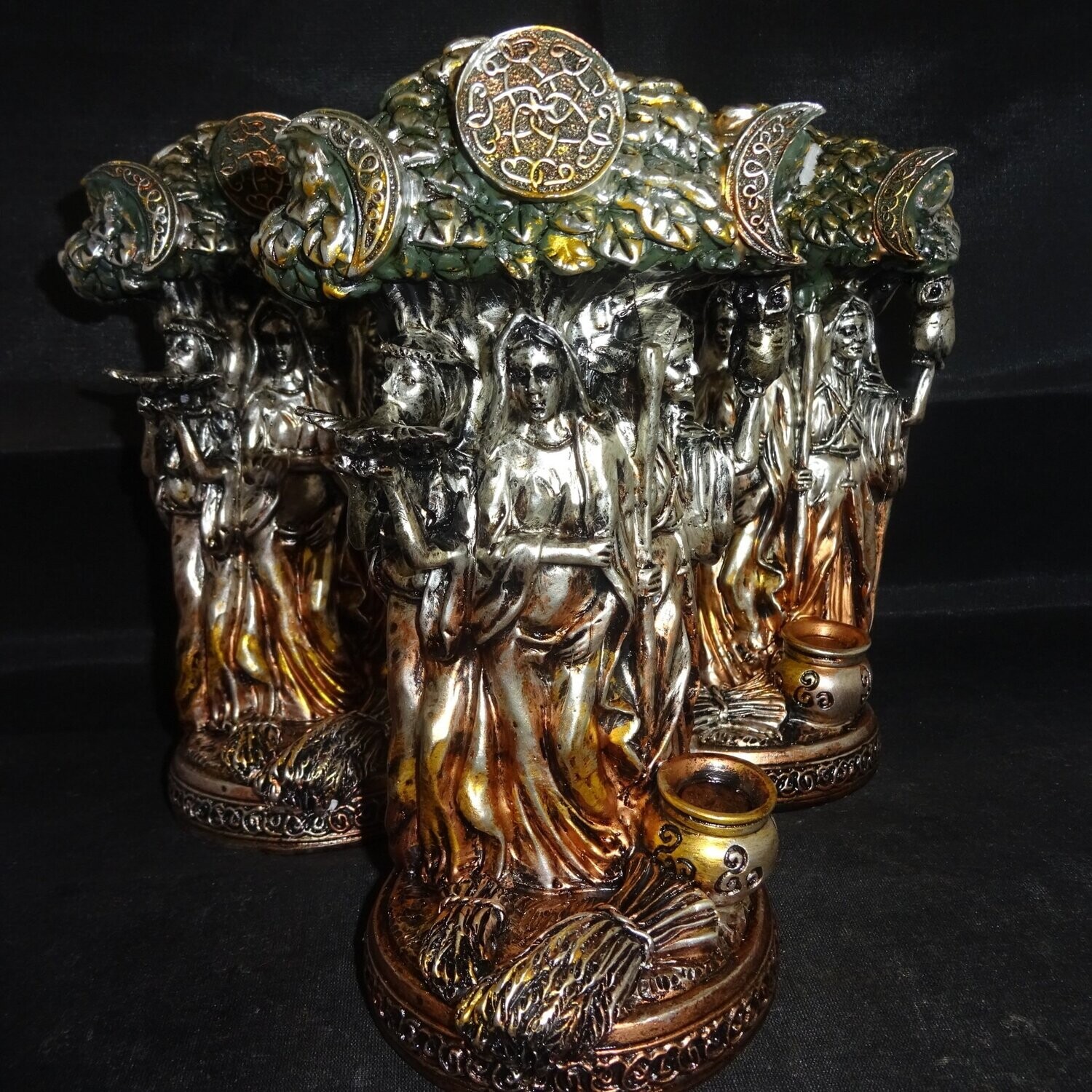 Göttin: Triple Moon (dreifache Mondgöttinnen) Statue