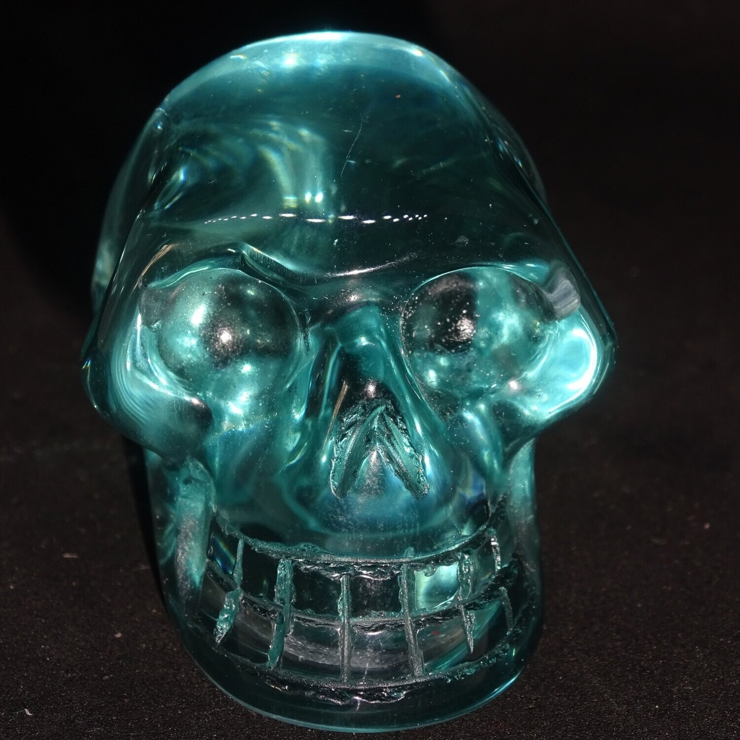 Kristallschädel: Andara (Kristall) Glas