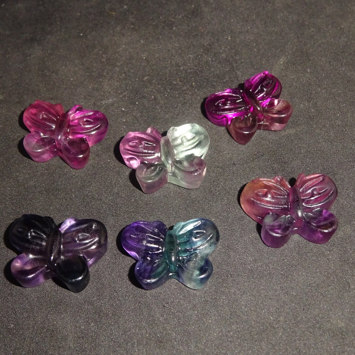 Krafttier: Schmetterling aus Fluorit