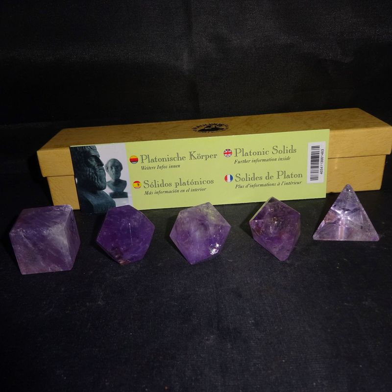 Platonische Körper: Amethyst