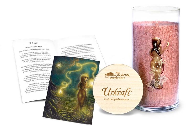 Allgäuer Heilkräuterkerze Urkraft: Die Kraft der Großen Mutter