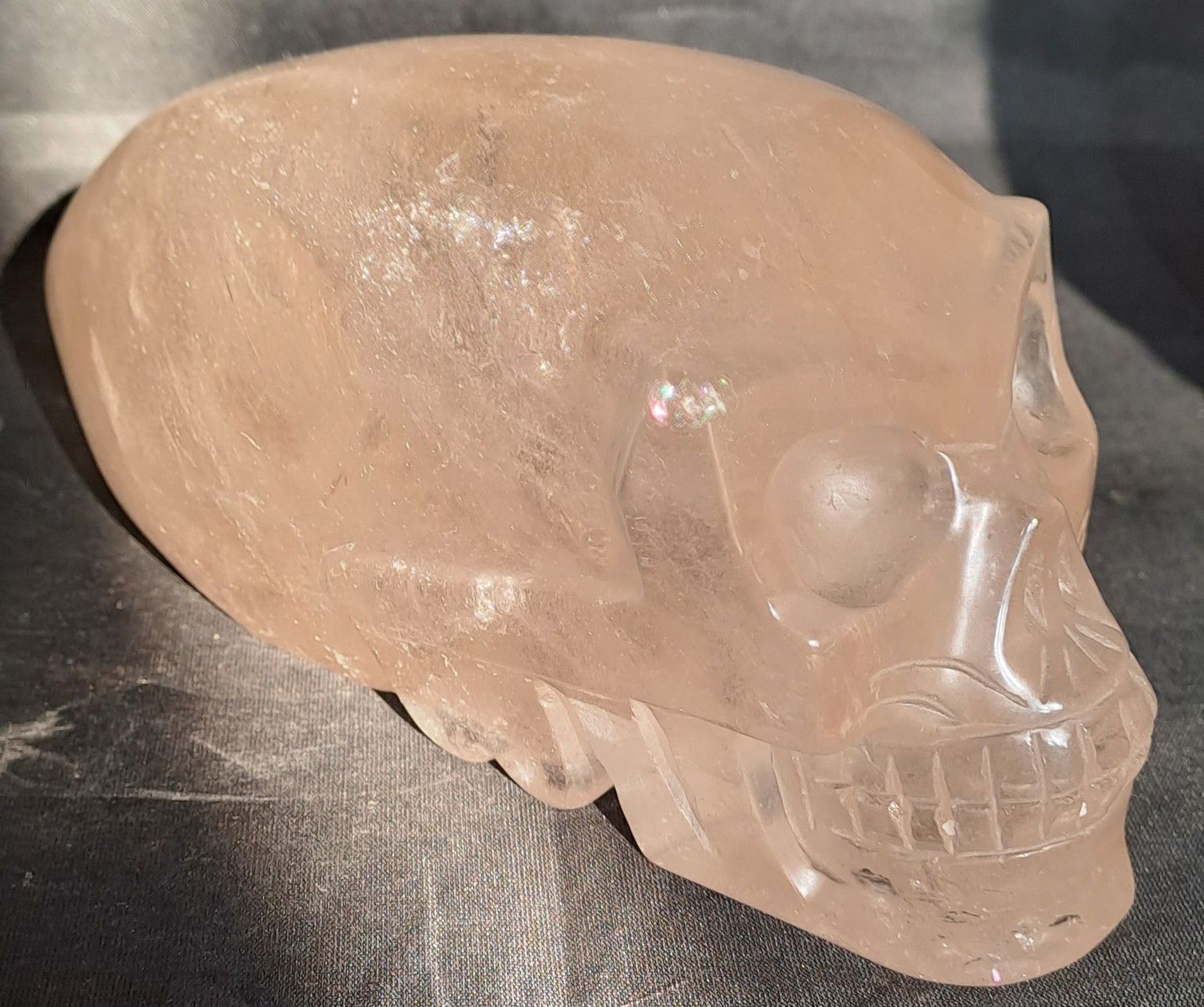 Kristallschädel: Langschädel aus Rauchquarz