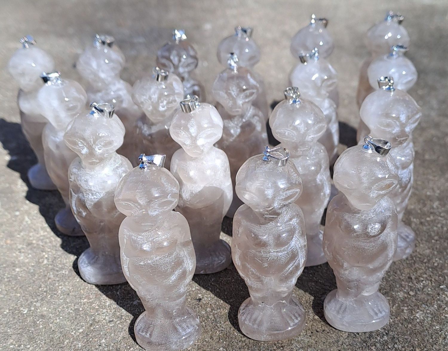 Urmutter: Anhänger aus Rauchquarz