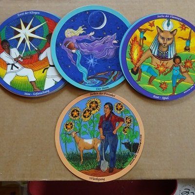Birgit Hable: Orakelkarte zum Blue Moon