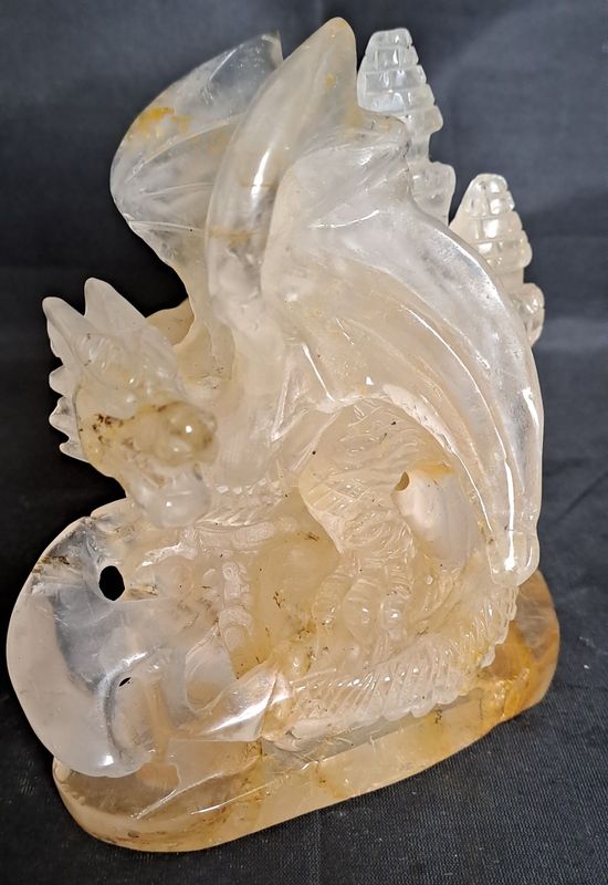 Ganzkörperdrache: Golden Healer Quarz 2 Ganzkörperdrache: Golden Healer Quarz 2