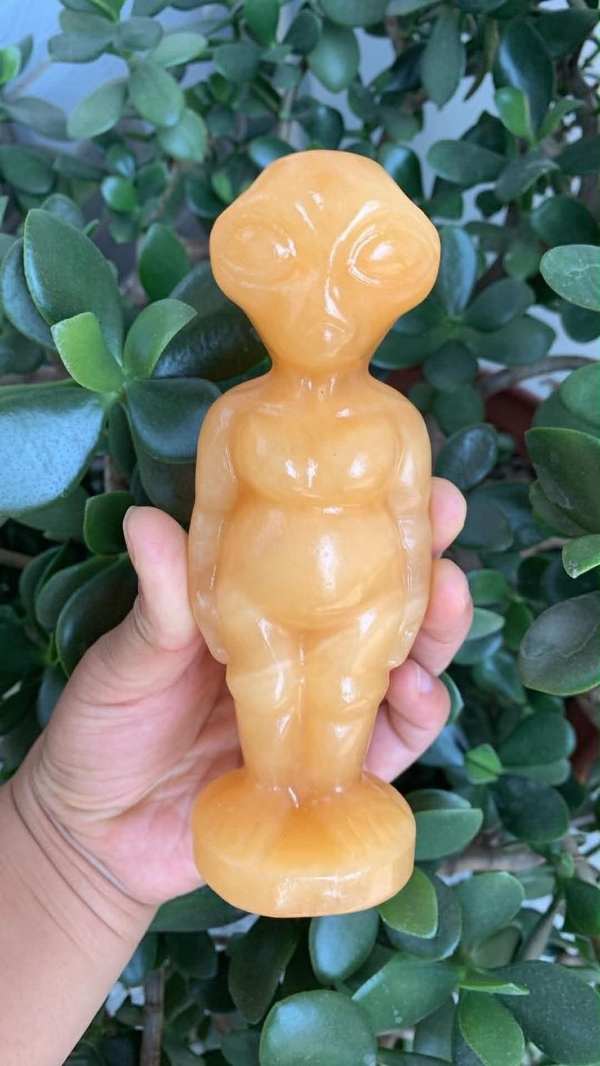 Urmutter: Orangencalcit 15 cm