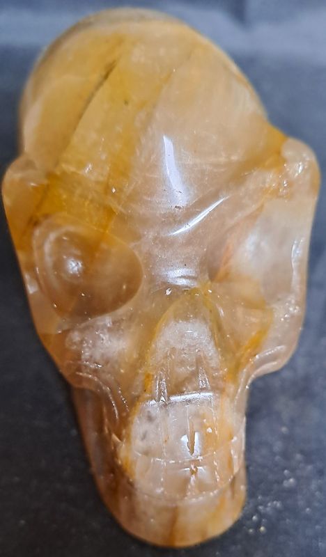 Kristallschädel: Langschädel aus Golden Healer Quarz 1 Kristallschädel: Langschädel aus Golden Healer Quarz 1