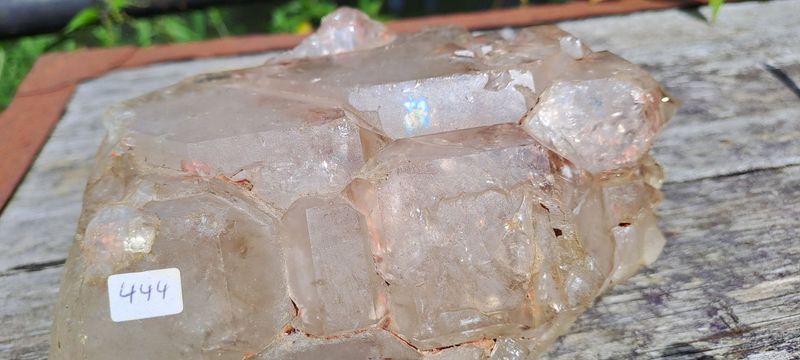 Elestial Kristall: Rauchquarz und Red Healer Elestial Kristall: Rauchquarz und Red Healer