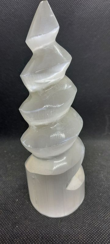 Einhorn: Einhorn Horn aus Selenit Einhorn: Einhorn Horn aus Selenit