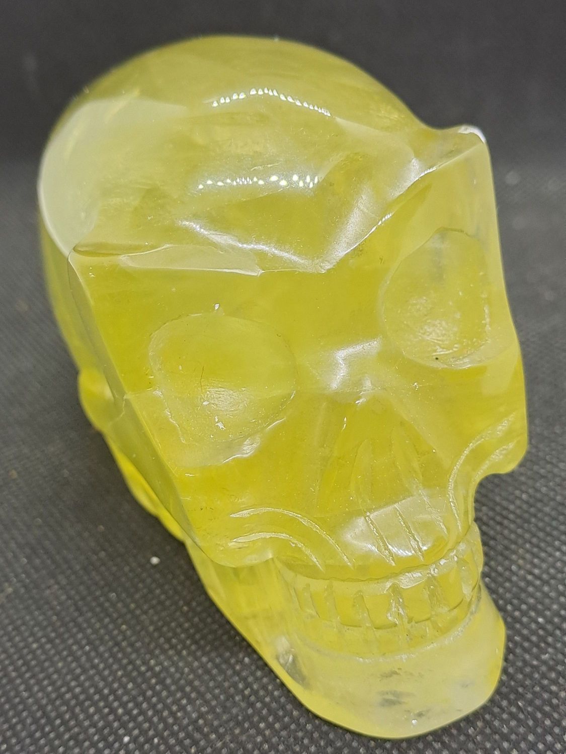 Kristallschädel: Langschädel aus Lemon Citrin 2 Kristallschädel: Langschädel aus Lemon Citrin 2