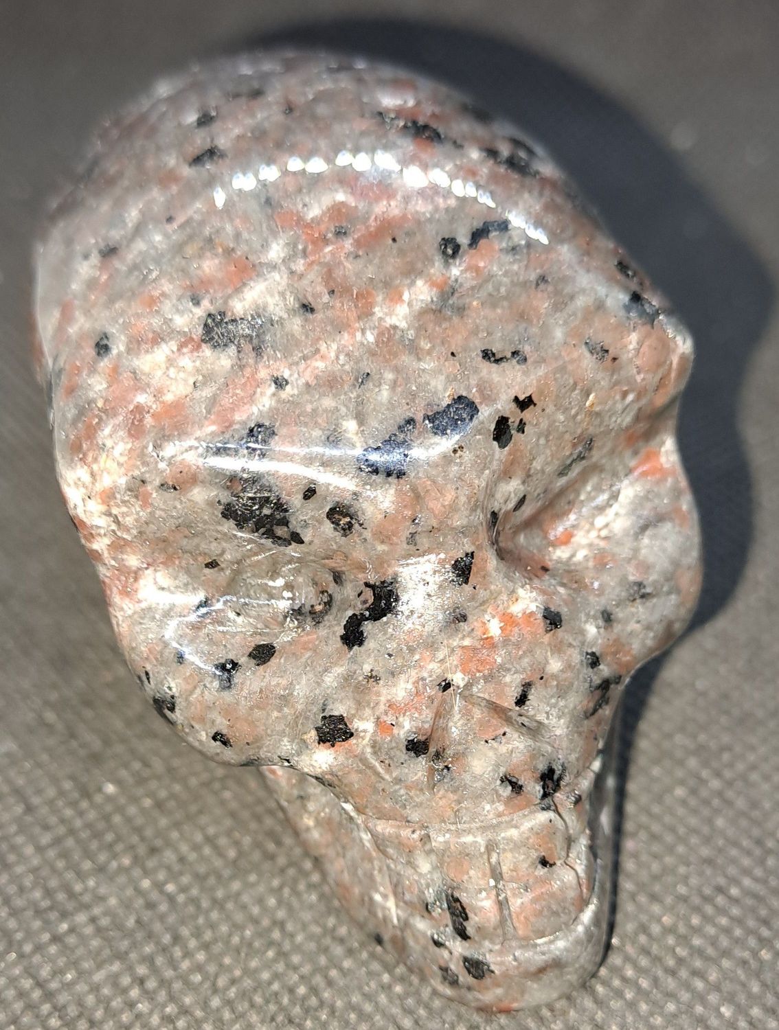 Kristallschädel: Langschädel aus Yooperlith