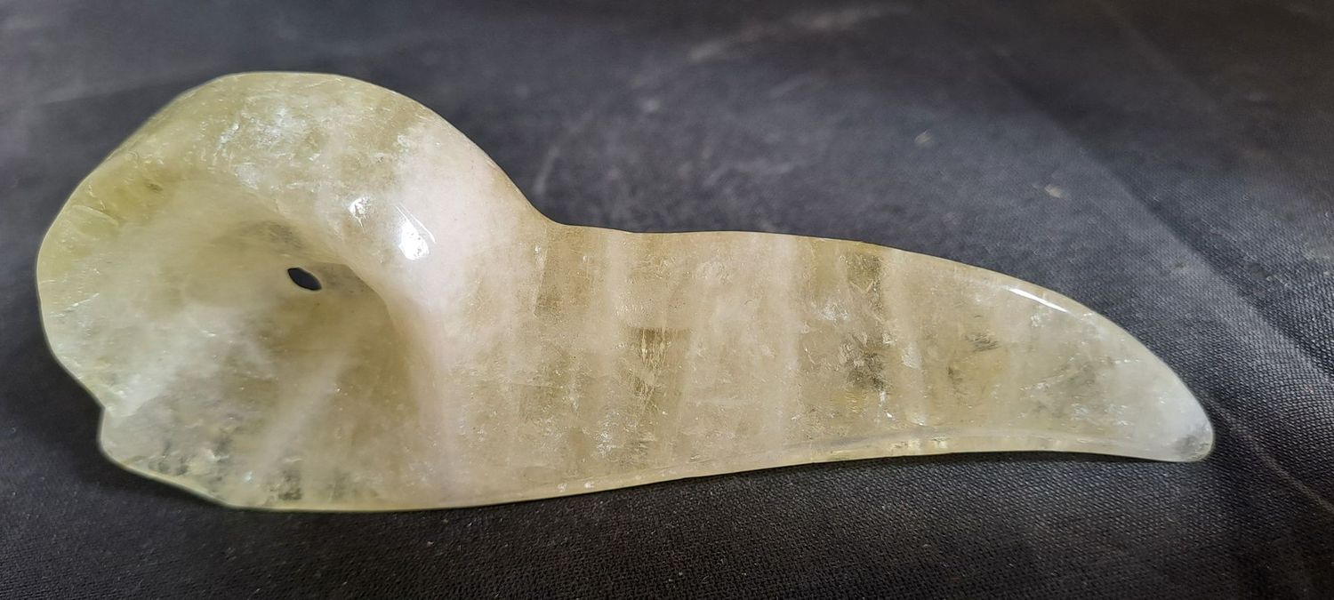 Krafttier: Rabe aus Lemon Citrin 2 Krafttier: Rabe aus Lemon Citrin 2