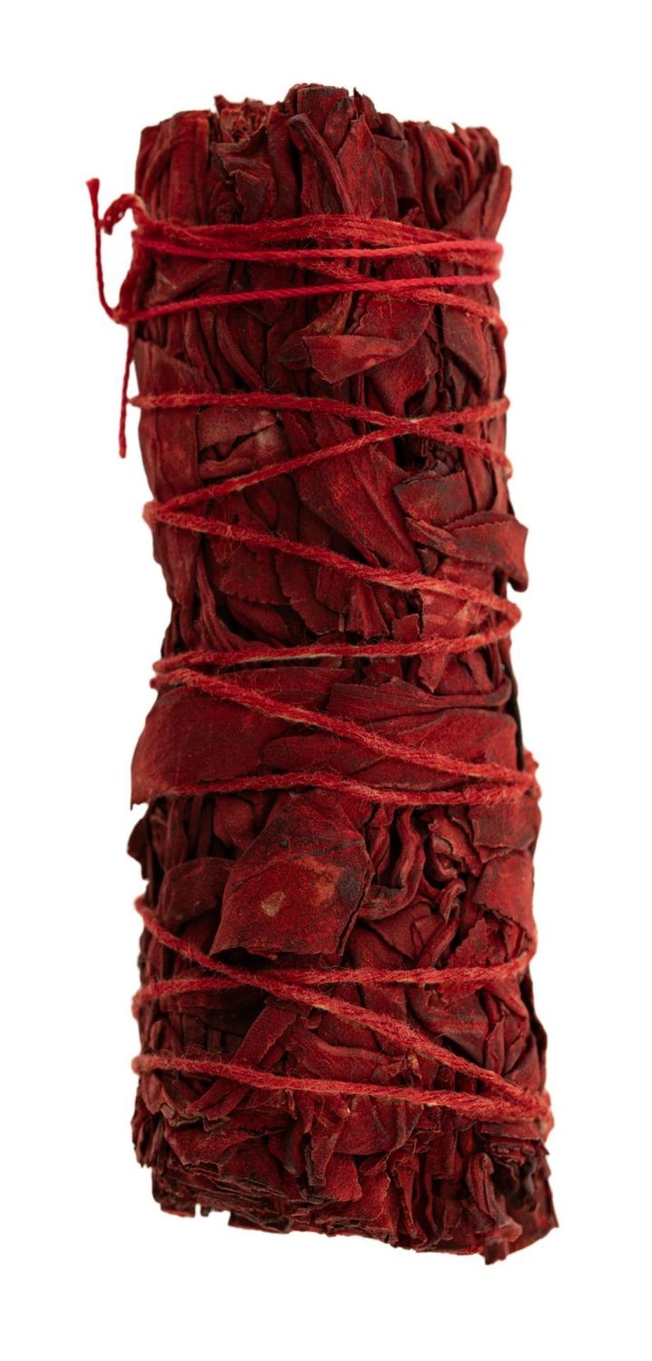 Räucherwerk: Weißer Salbei mit Drachenblut Smudge Stick