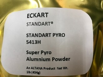 Eckart German Blackhead 5413 H Super Aluminum Powder 3 Mic 5 lbs