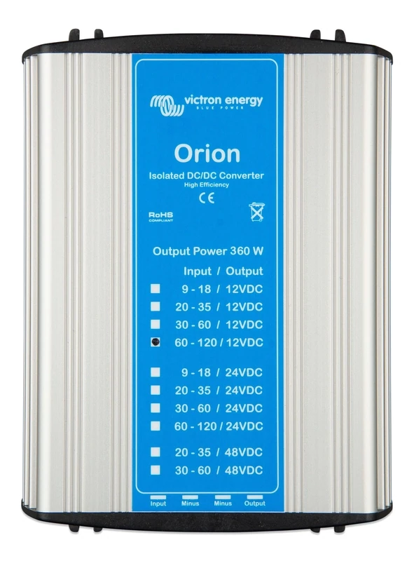 Orion DC-DC Converters 110V, Isolated
