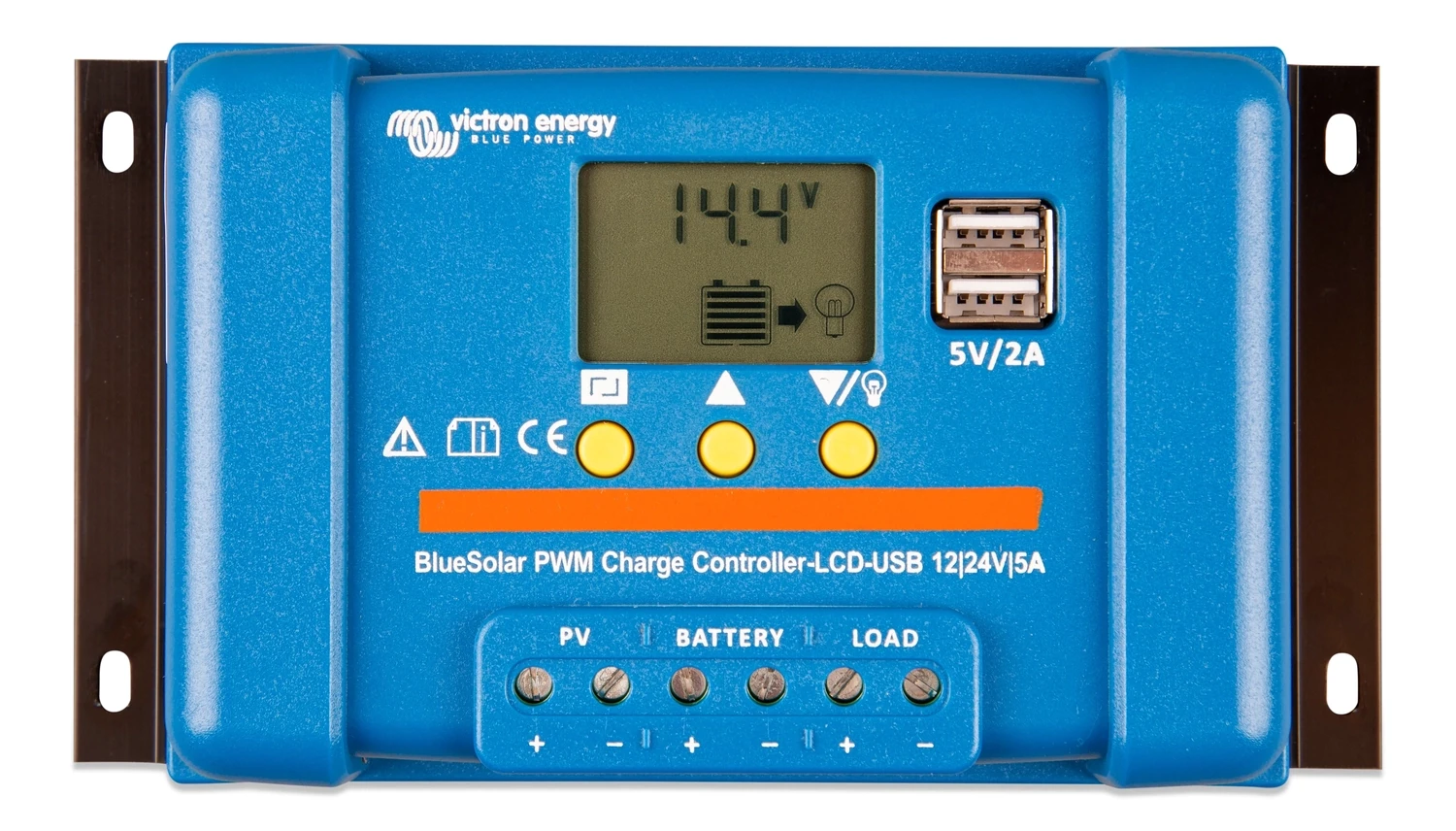 BlueSolar PWM Charge Controller (DUO) LCD&amp;USB, Модифи­ка­ция: BlueSolar PWM-LCD&amp;USB 12/24V-5A