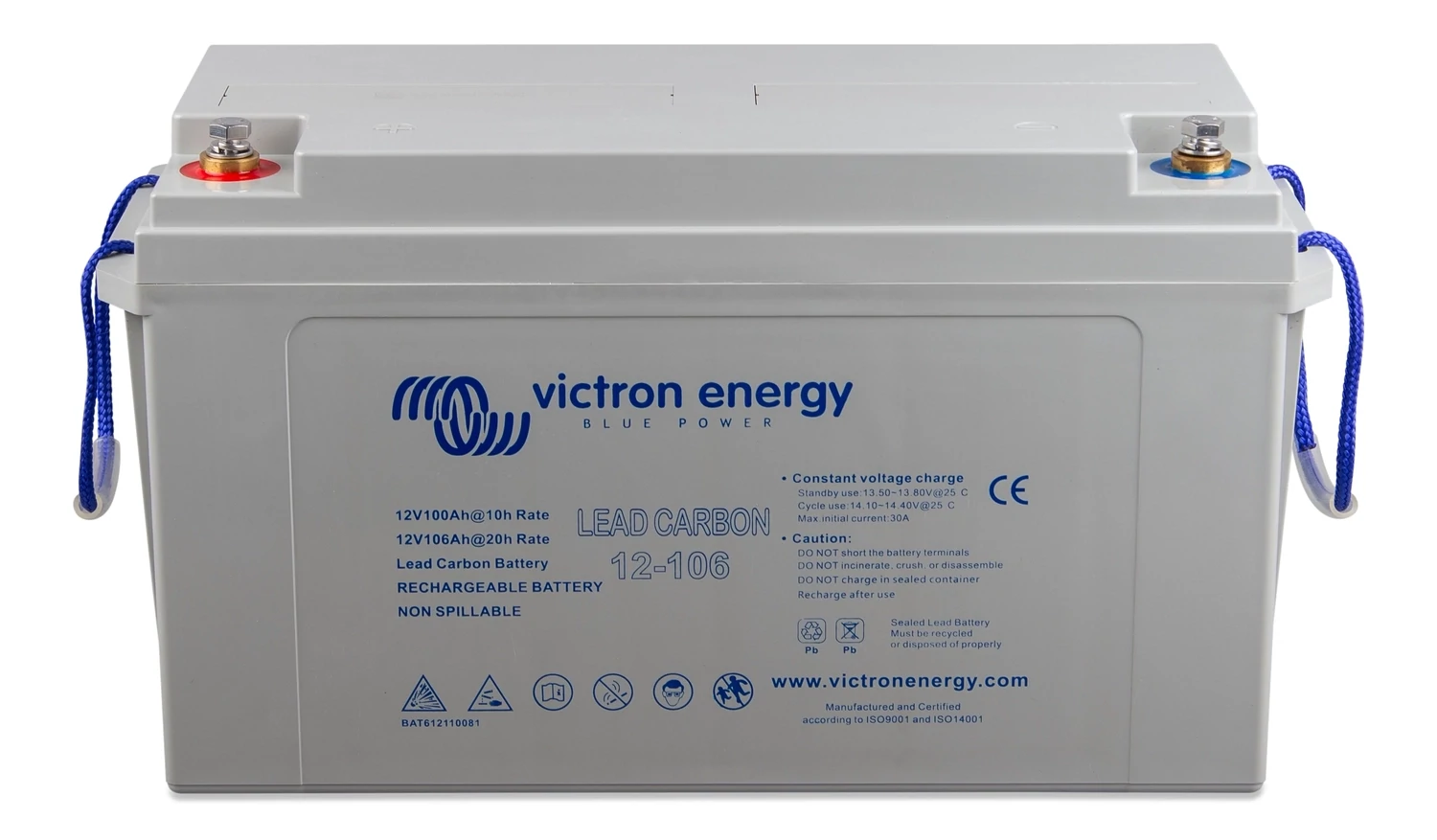 Lead Carbon Battery, Модифи­ка­ция: Lead Carbon Battery 12V/106Ah (M8)