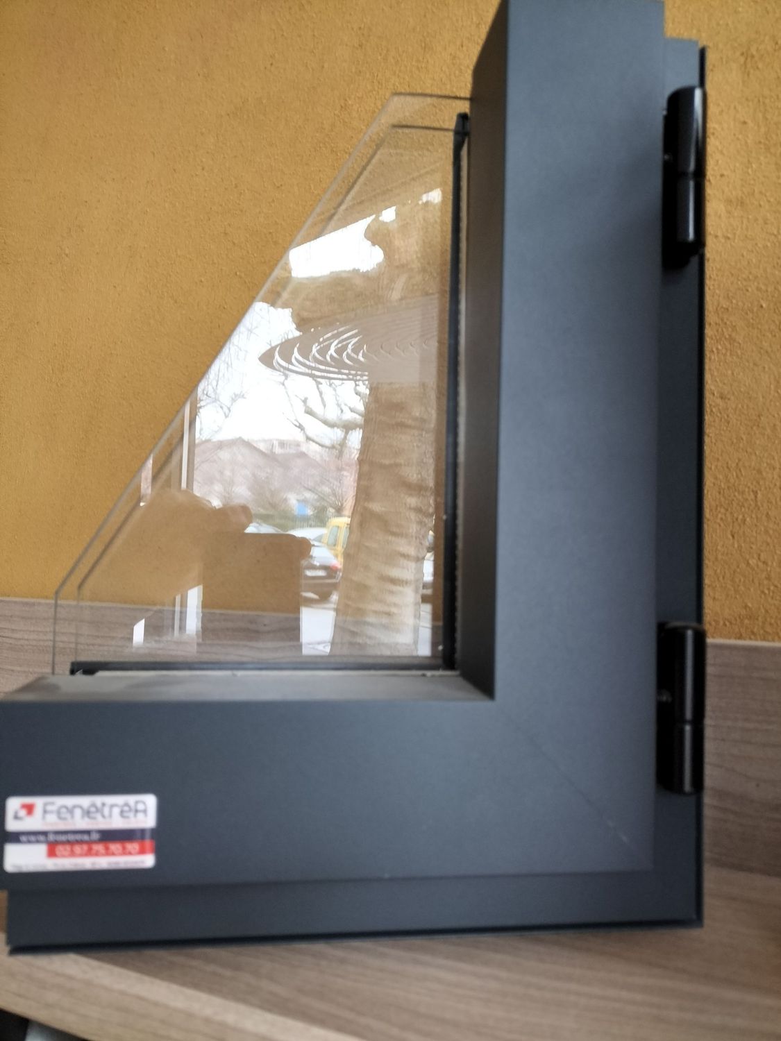 menuiserie extérieure ALU vantaux coulissant  
dim 3000 x 2150 mm HT