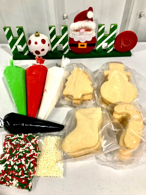 Traditional Christmas Cookie  Decorating Kit