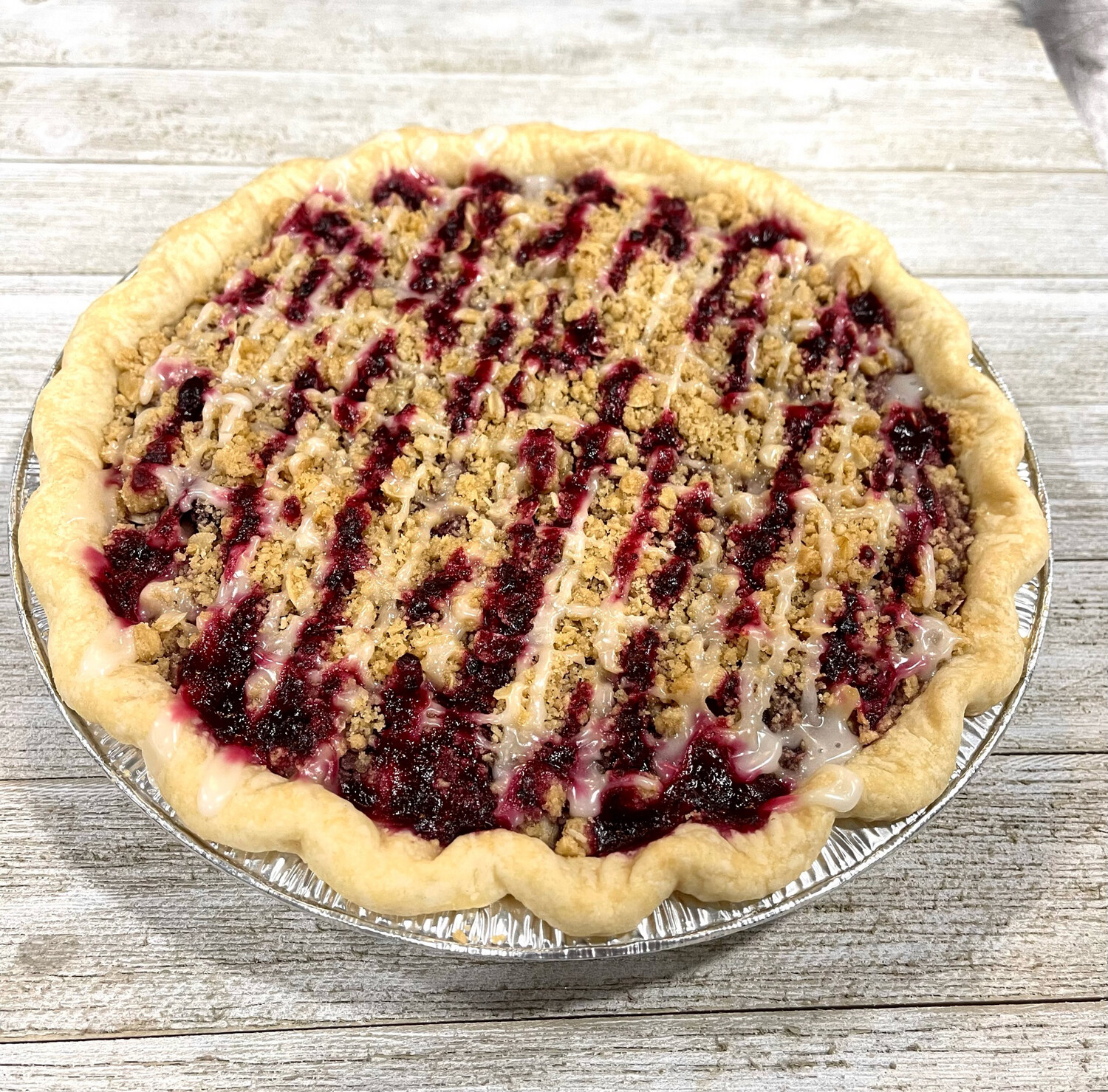 Blueberry Crumble Pie 9 Inch