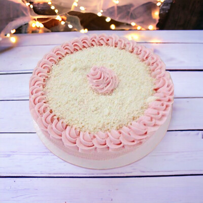 White Chocolate Raspberry Cake 9 inch