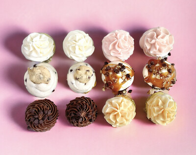 One Dozen Mini Cupcake Sampler