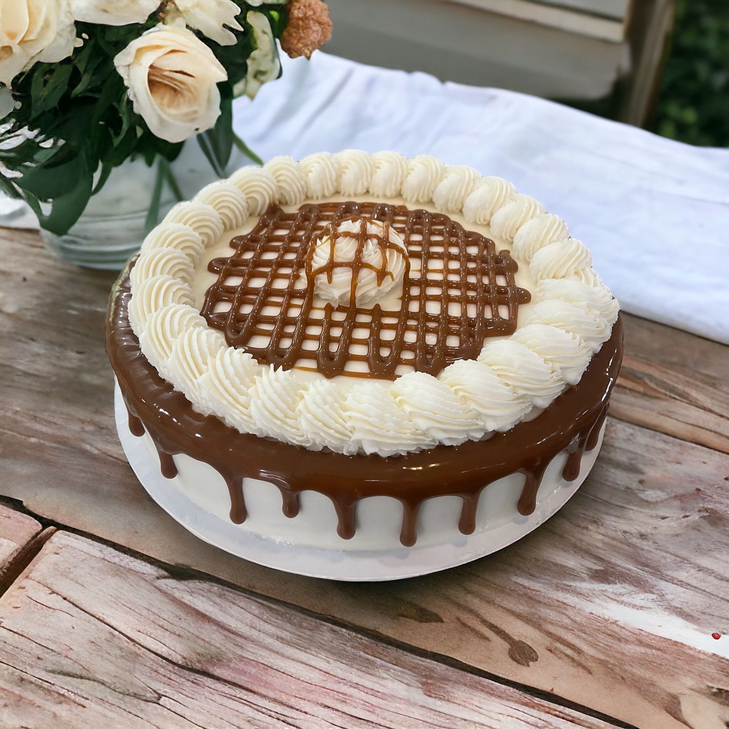 Salted Caramel Cake 9 Inch