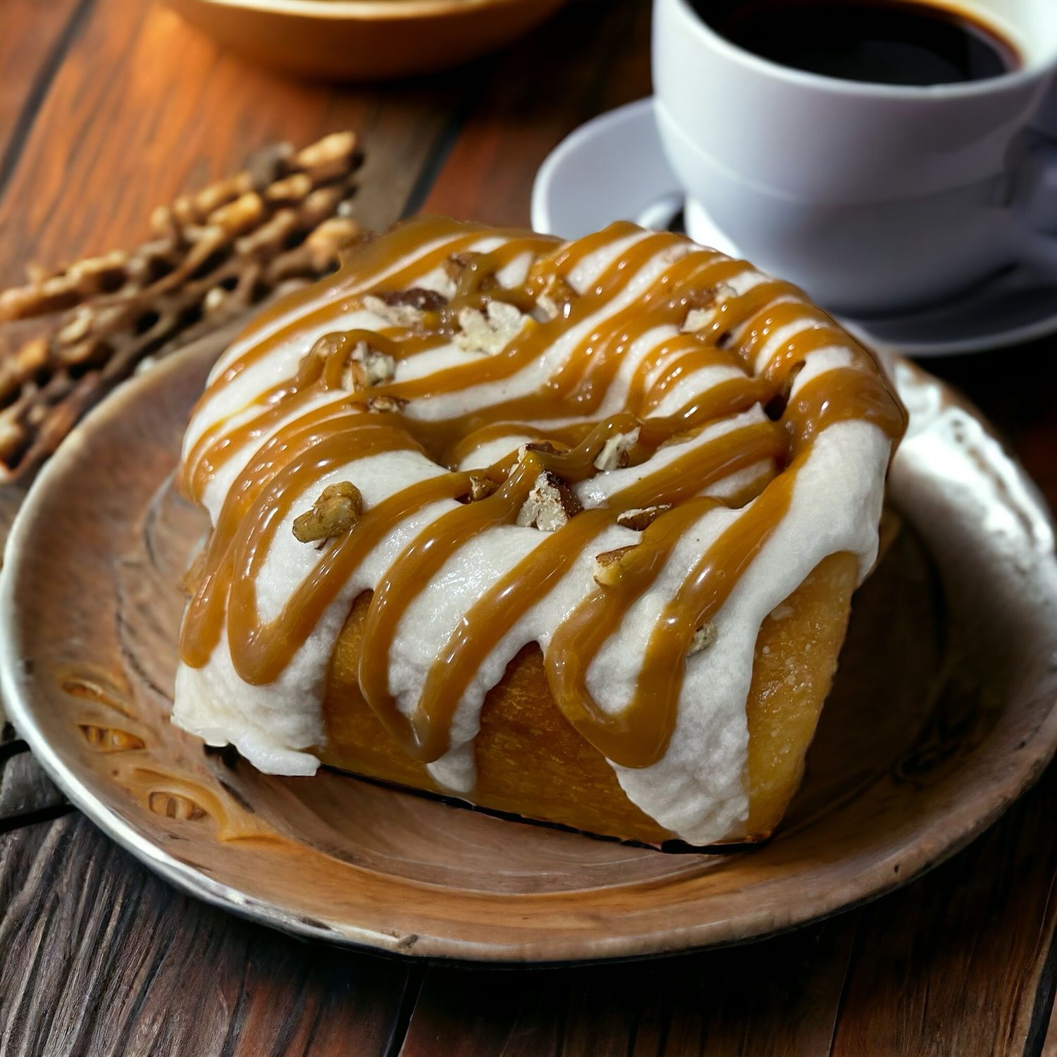 Pecan Salted Caramel Roll Single