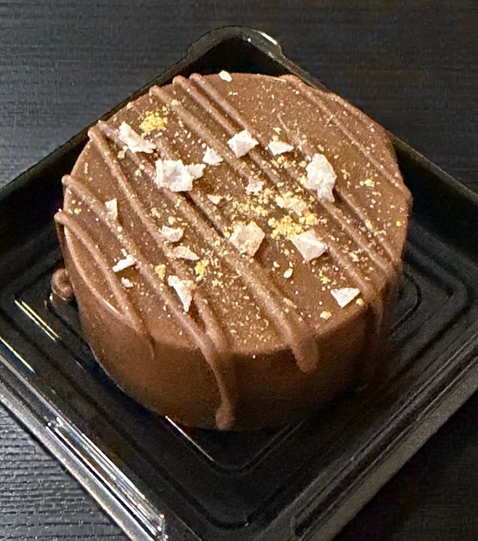 Salted Caramel Cake Puck