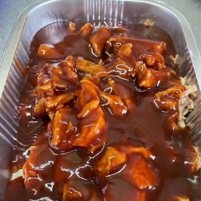 Pulled Pork In BBQ Sauce