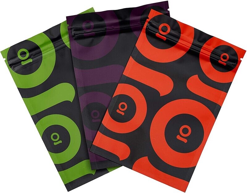 Multi Color Smell Proof Bag (3x4, 4x6 inch)