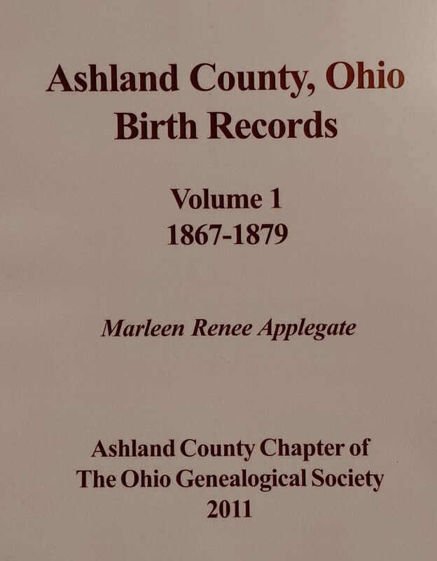 Ashland County Birth Records Vol. 1
