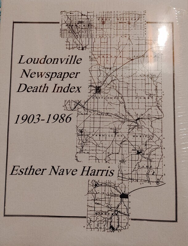 Loudonville Newspaper Death Index 1903-1986
