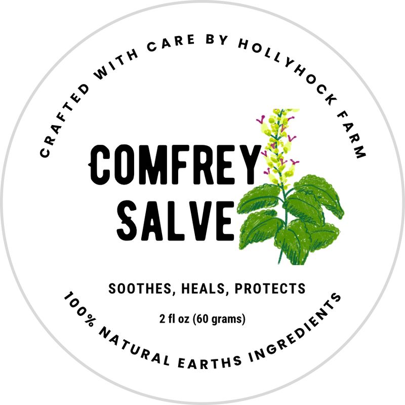 Organic Comfrey &amp; Lemon Balm Salve