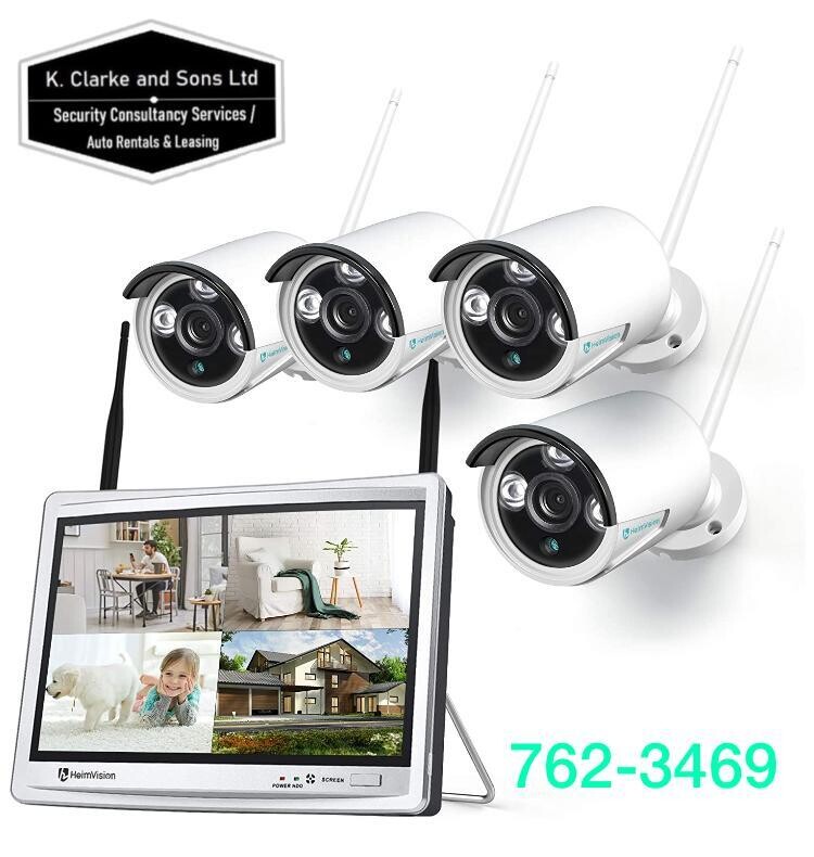 Heimvision Wireless Security system with 12in monitor or Standard NVR. Free 1TB hard drive included