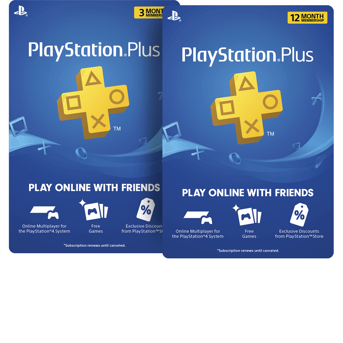 Playstation Plus gift cards (Digital Codes)