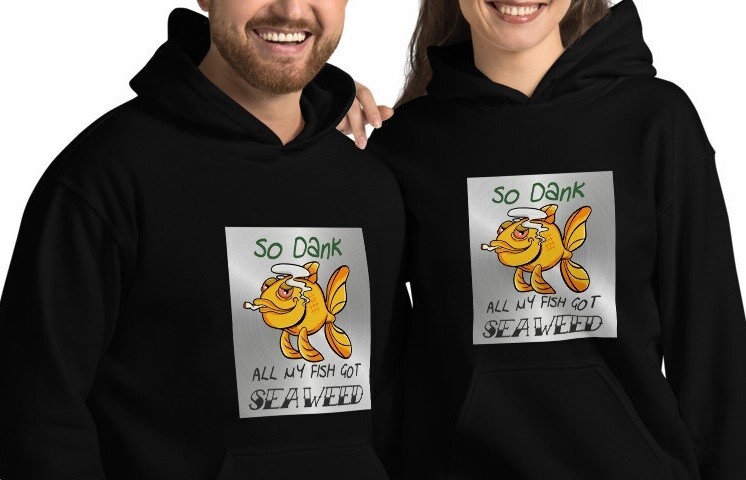 H-Med Hoodie - Dank Fish Got SeaWeed